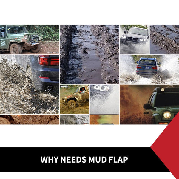4x New Black Mud Flap Splash Guard For Ford Ranger PX MK2 2012-2018 Wildtrak