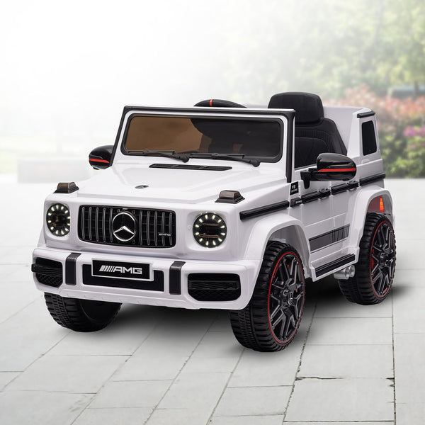 Kahuna Mercedes Benz AMG G63 Licensed Kids Ride On Electric Car Remote Control - White