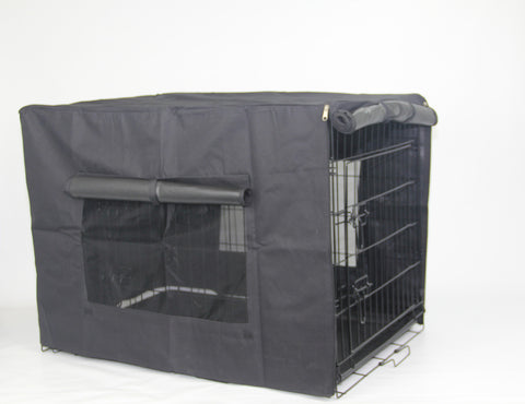 YES4PETS 24' Portable Foldable Dog Cat Rabbit Collapsible Crate Pet Cage with Cover