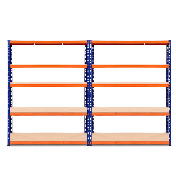 Giantz 2.4Mx1.8M Garage Shelving Warehouse Rack Pallet Racking Storage Blue