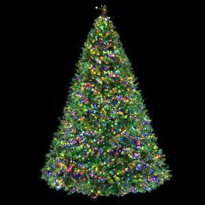 Jingle Jollys Christmas Tree 2.4M Xmas Tree Decoration 8 Light Mode Multi Colour