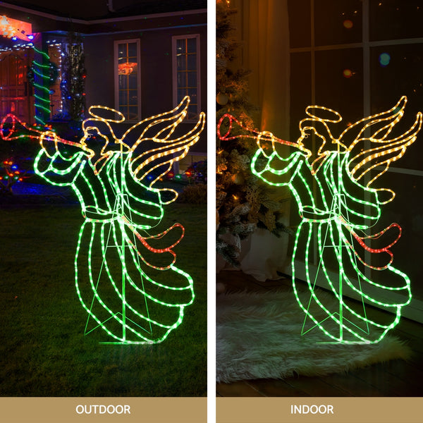 Jingle Jollys Christmas Lights 144cm Motif 504 LED Rope Light Outdoor Decoration