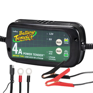 Battery Tender Smart Battery Charger 4A Trickle Automatic SLA AGM Car Truck 6V or 12V