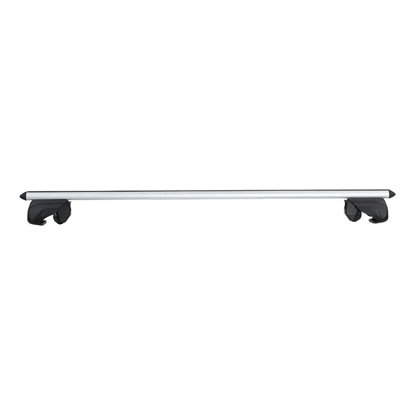 Universal Car Roof Rack Aluminium Cross Bars Adjustable 126cm Silver Upgraded