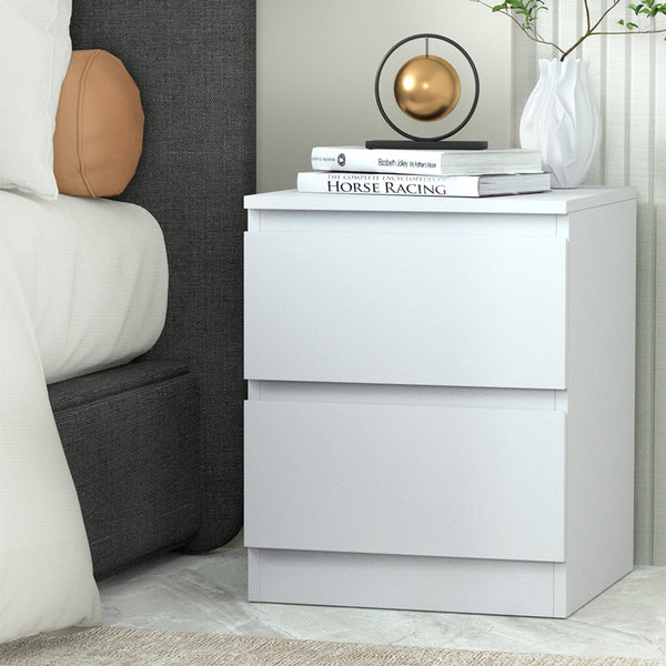 Artiss Bedside Table Cabinet Lamp Side Tables Drawers Nightstand Unit White