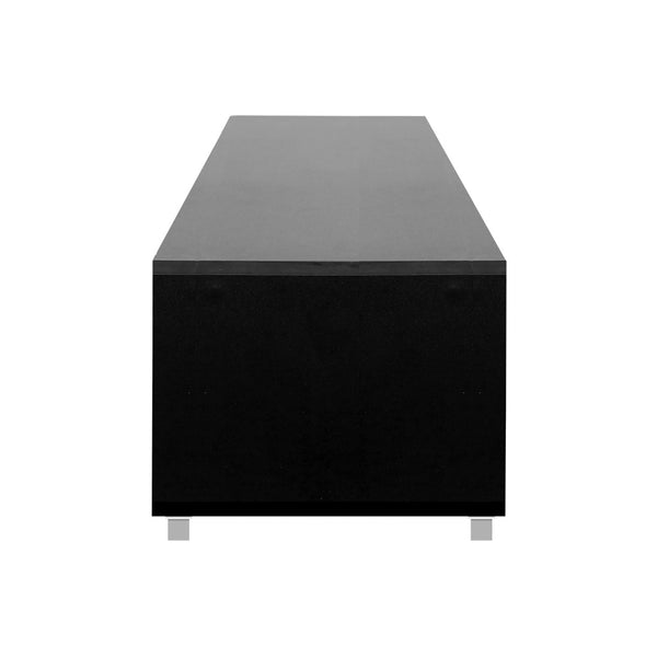 Artiss Entertainment Unit with Cabinets - Black