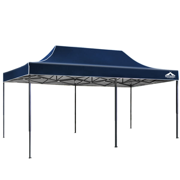 Instahut Gazebo Pop Up Marquee 3x6 with Base Pod Kit Outdoor Wedding Navy