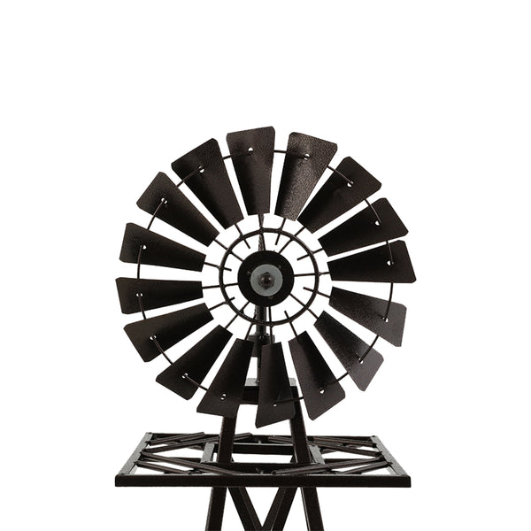 Garden Windmill 120cm Metal Ornaments Outdoor Decor Ornamental Wind Mill