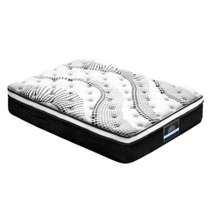 Giselle Bedding Como Euro Top Pocket Spring Mattress 32cm Thick – Single