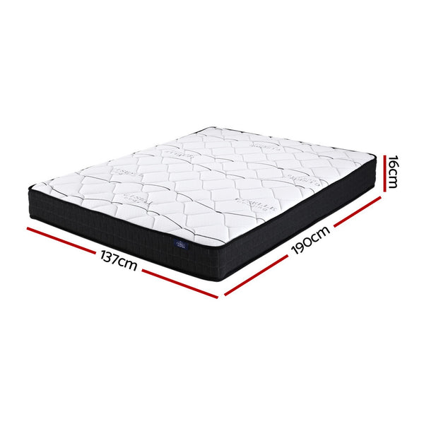 Giselle Bedding Glay Bonnell Spring Mattress 16cm Thick – Double