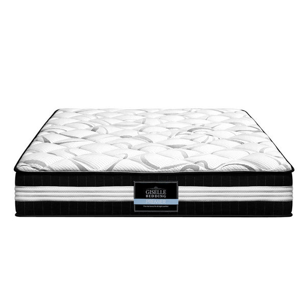 Giselle Bedding Mykonos Euro Top Pocket Spring Mattress 30cm Thick – Double