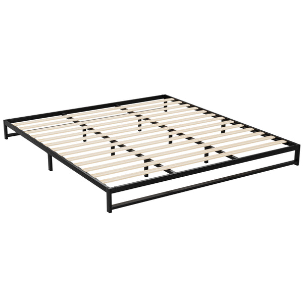 Artiss Metal Bed Frame King Size Bed Base Mattress Platform Black BERU