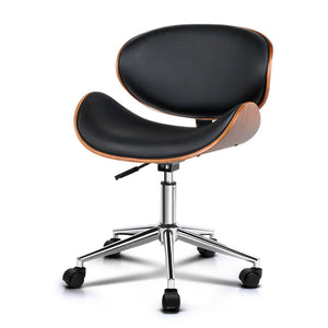 Artiss Leather Office Chair Black