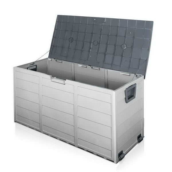 Gardeon 290L Outdoor Storage Box - Grey