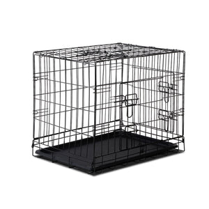 i.Pet Dog Cage 24inch Pet Cage - Black