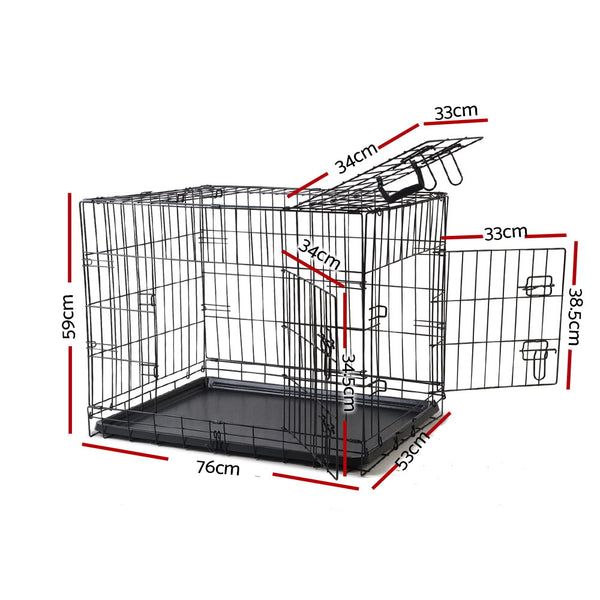 i.Pet 30inch Pet Cage - Black