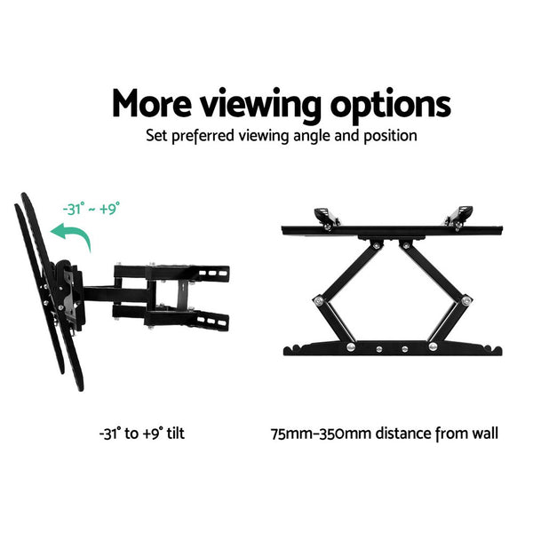 Artiss TV Wall Mount Bracket Tilt Swivel Full Motion Flat Slim LED LCD 23 32 42 50 55 inch