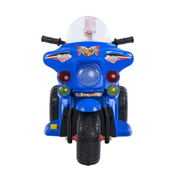 Children's Electric Ride-on Motorcycle (Blue) Rechargeable, Up To 1Hr