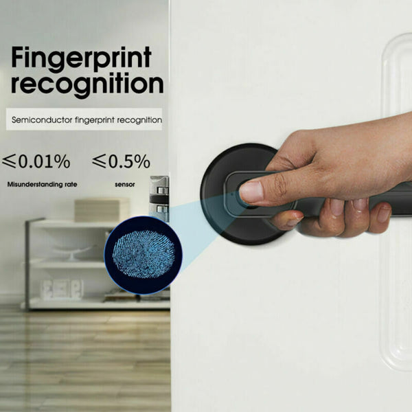 Smart Fingerprint Door Lock Digital Electronic Keyless Lock Security Home Door