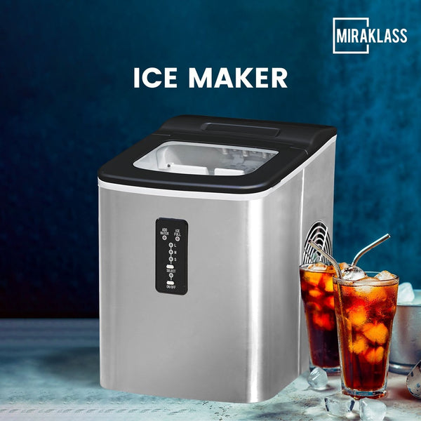 Miraklass Ice Maker Machine Stainless Steel 2L