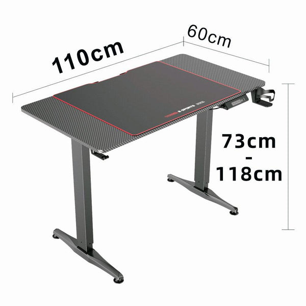 Gaming Standing Desk Home Office Lift Electric Height Adjustable Sit To Stand Motorized Standing Desk 1460