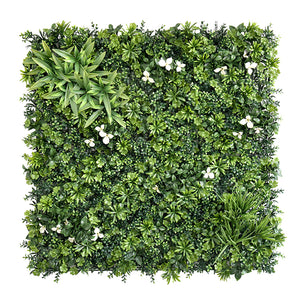 YES4HOMES 1 SQM Artificial Plant Wall Grass Panels Vertical Garden Tile Fence 1X1M Green