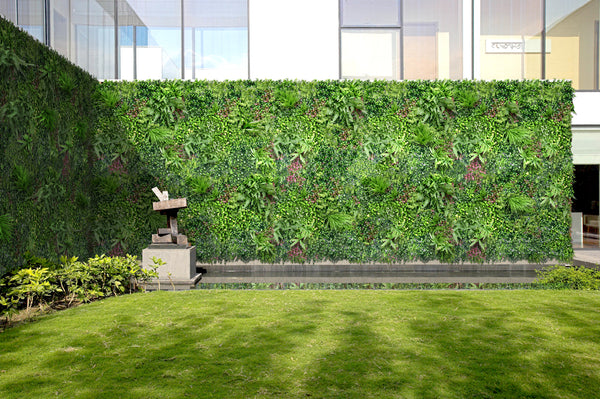 YES4HOMES 5 SQM Artificial Plant Wall Grass Panels Vertical Garden Foliage Tile Fence 1X1M