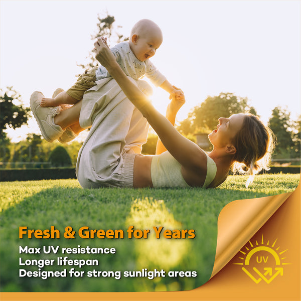 YES4HOMES Premium Synthetic Turf 40mm 2m x 4m Artificial Grass Fake Turf Plants Plastic Lawn
