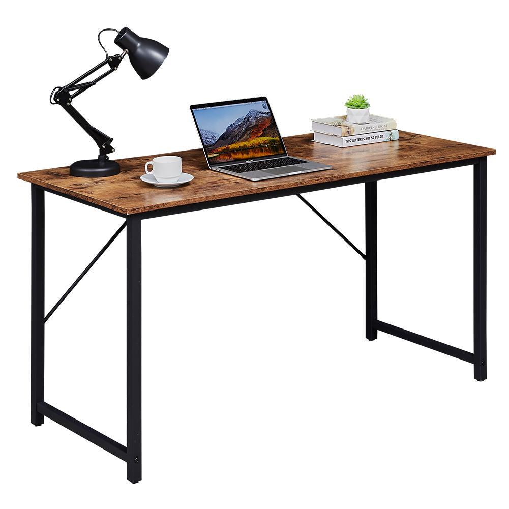YES4HOMES Computer Desk, Sturdy Home Office Gaming Desk for Laptop, Modern Simple Style Writing Table, Multipurpose Workstation