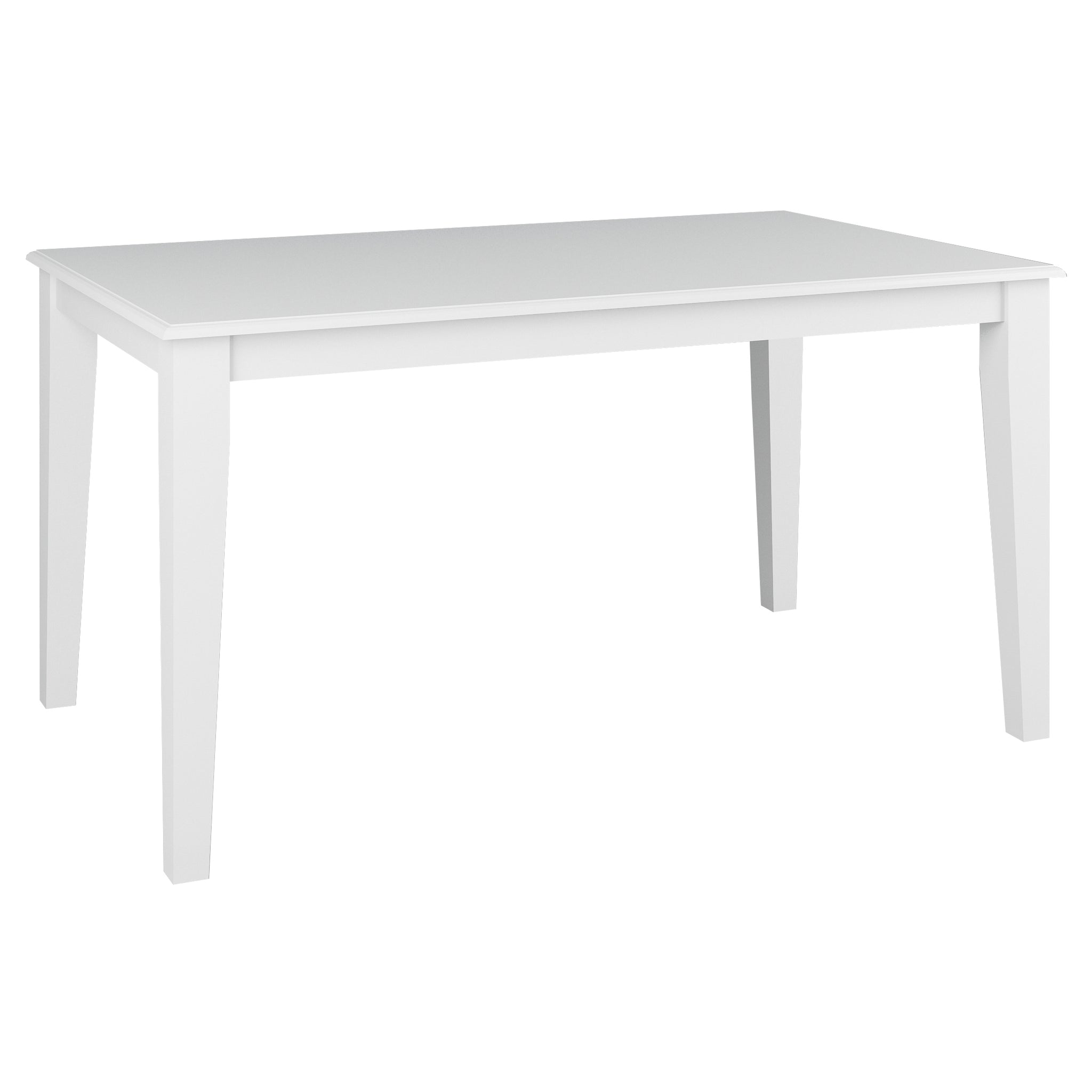 Daisy Dining Table 150cm Solid Acacia Timber Wood Hampton Furniture - White