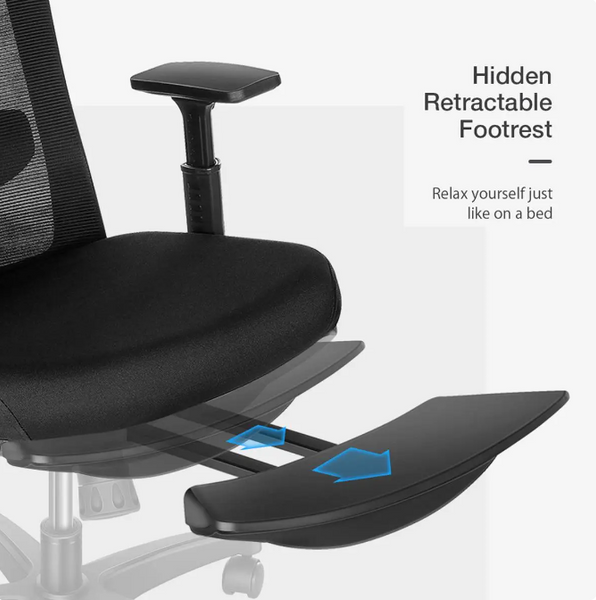 BlitzWolf footrest/headrest/mesh/armrest office gaming chair
