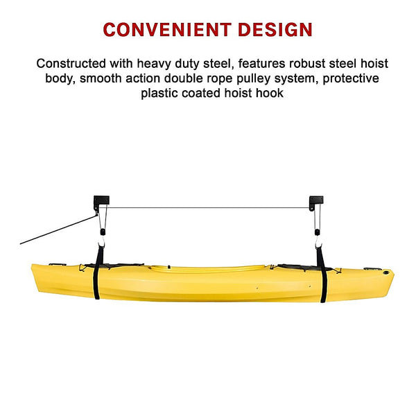 Kayak Hoist Ceiling Rack