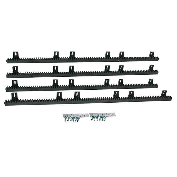 Sliding Gate Hardware Accessories Kit - 4m Gear Rack Track