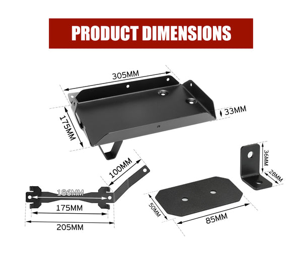 Battery Tray Fit For Toyota Prado 150 Series 3.0L TDI 2009-2015 1KD-FTV 4x4