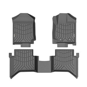 KIWI MASTER 3D TPE Floor Mat for Ford Ranger Wildtrak Raptor 2011-2019 PX PX2