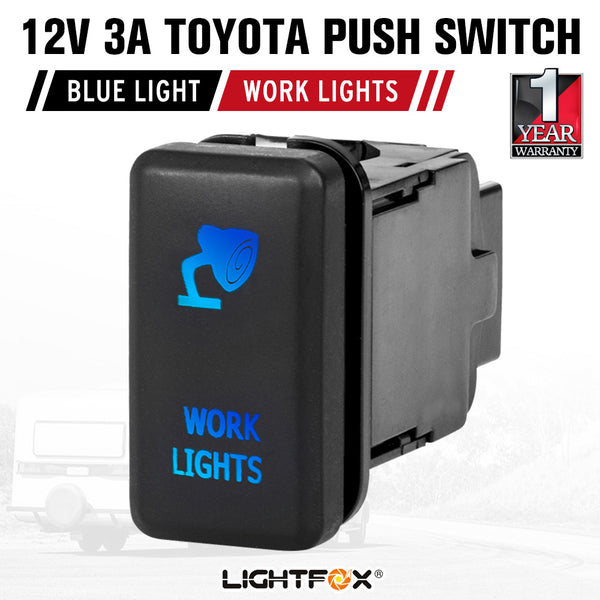 LED Work Light Push Rocker Switch Suitable for TOYOTA OEM Hilux Landcruiser